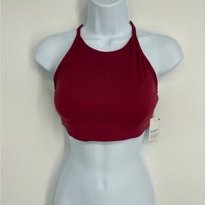 Lululemon Flow Y Wrap-Front High-Neck Bra